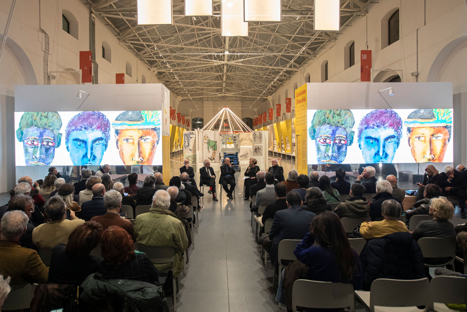 Opening della Mostra Personae di Bruno Pellegrino, Museo ADI Milano, Dicembre 2023
